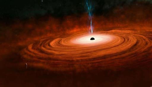 银河系中心发出神秘闪光,可能是黑洞在吞噬一颗恒星