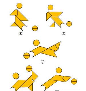 「七巧课堂」一分钟学会智力七巧板的拼搭—第五课：多副组合创作