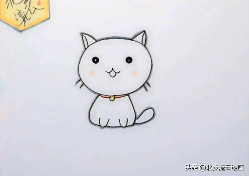 猫简笔画(简笔画小猫怎么画可爱)