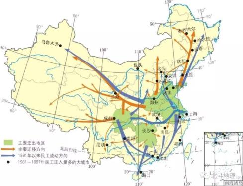 中国农村人口最多的省份一览(中国人口排名前十省份)