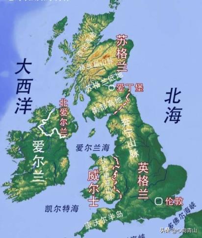苏格兰和英格兰的区别(苏格兰和英格兰的区别地图)