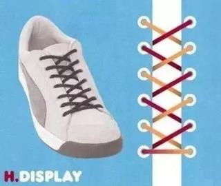 鞋带打结方法图解(很潮的鞋带系法教程)