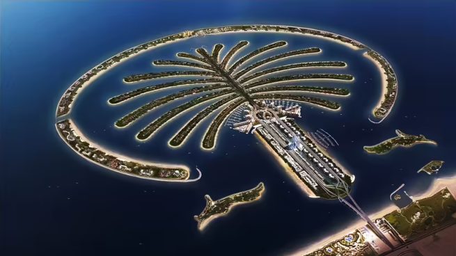 带你了解人工岛迪拜棕榈岛(世界上最大的人工岛棕榈岛在哪里)